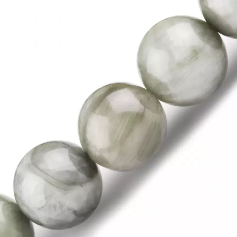 Браслет на резинке Everiot Select LNS-2165 из агата и камня соколиный глаз