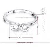 Кольцо ROZI RG-81150A с завитками
