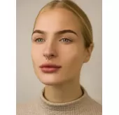 Циркуляр (подкова) PiercedFish GDPH серьга для септума, хеликса, трагуса, брови, губы, пупка, сосков, пирсинга смайл