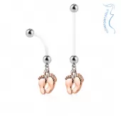 Пирсинг пупка банан PiercedFish NPG-1008 для беременных