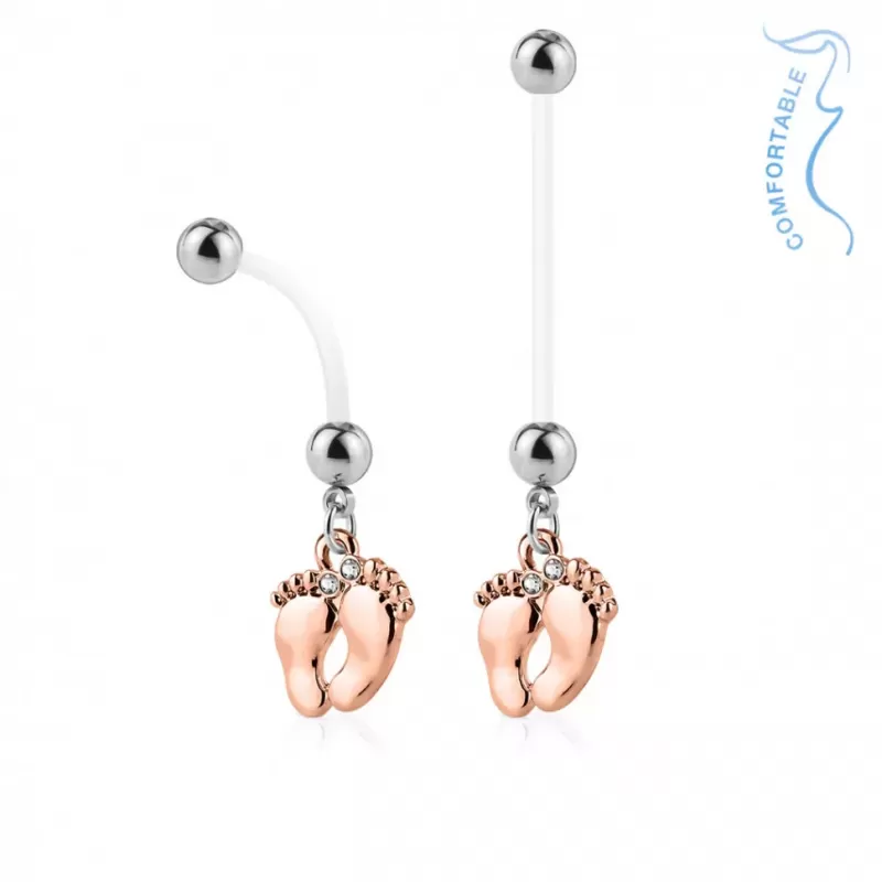 Пирсинг пупка банан PiercedFish NPG-1008 для беременных