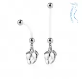 Пирсинг пупка банан PiercedFish NPG-1008 для беременных