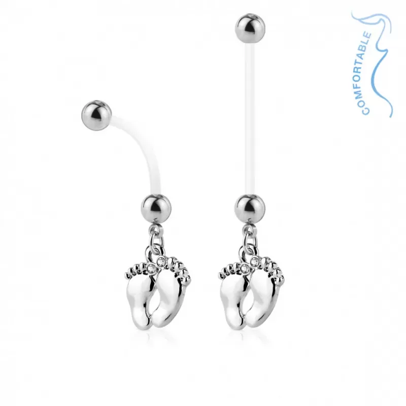 Пирсинг пупка банан PiercedFish NPG-1008 для беременных