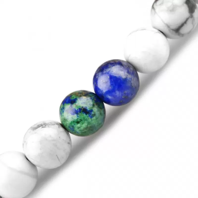 Браслет Шамбала со знаками зодиака Everiot Select LNS-6012 из лазурита и кахолонга