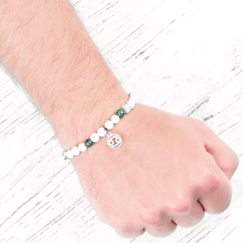 Браслет Шамбала со знаками зодиака Everiot Select LNS-6012 из лазурита и кахолонга