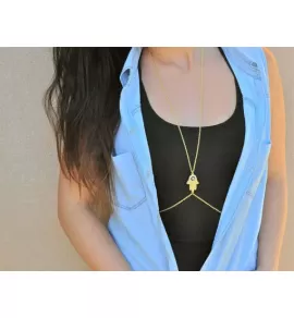 Нательная цепочка Chersy ALBC-4070 с амулетом "рука бога"