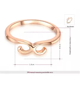 Кольцо ROZI RG-81150B с завитками