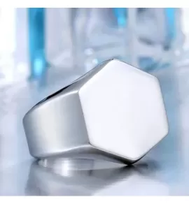 Мужской перстень-печатка из стали TATIC SR-BR-434