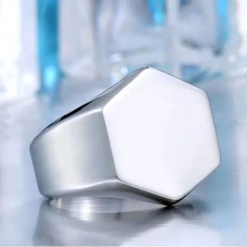 Мужской перстень-печатка из стали TATIC SR-BR-434