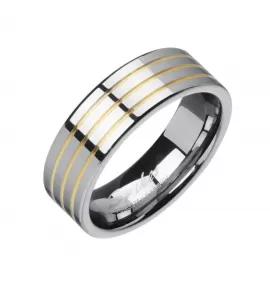 Женское кольцо из карбида вольфрама Spikes R-TU-161-05 (15,7 мм)