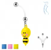 Серьга для пирсинга пупка PiercedFish NPG-1009 для беременных