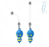 Серьга для пирсинга пупка PiercedFish NPG-1009 для беременных