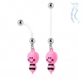 Серьга для пирсинга пупка PiercedFish NPG-1009 для беременных