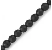 Мужской браслет на резинке Everiot Select LNS-0232 из черного агата с черепом