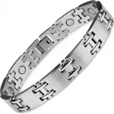 Магнитный браслет мужской Magnetana KBM-180805 из нержавеющей стали