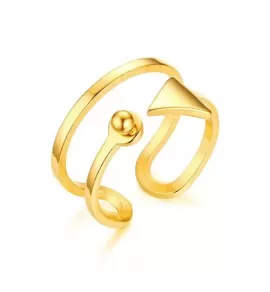 Незамкнутое кольцо женское Everiot RS-XP-3352 из стали