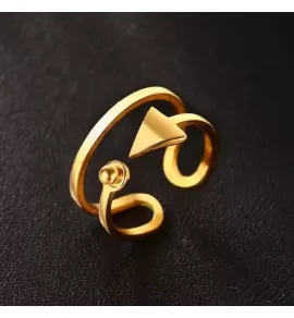 Незамкнутое кольцо женское Everiot RS-XP-3352 из стали