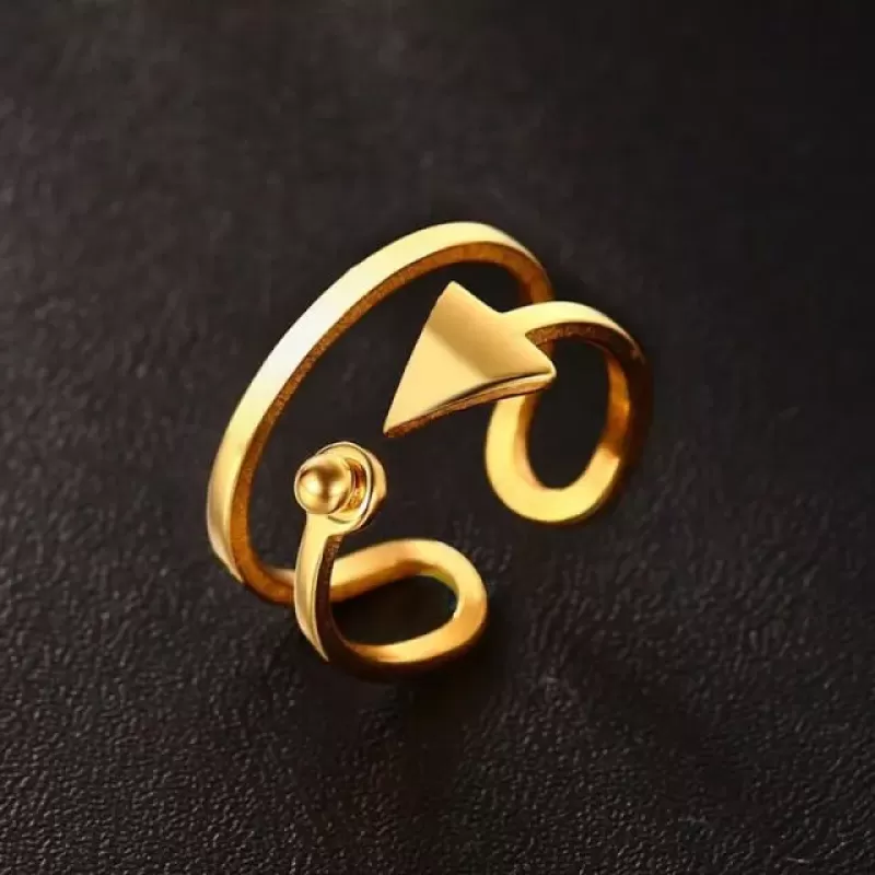 Незамкнутое кольцо женское Everiot RS-XP-3352 из стали