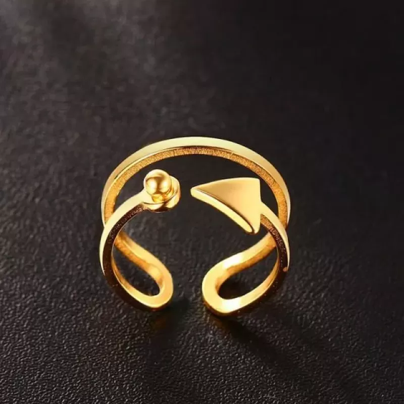 Незамкнутое кольцо женское Everiot RS-XP-3352 из стали