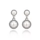 Серьги ROZI RR-40270A с искусственным жемчугом и кристаллами