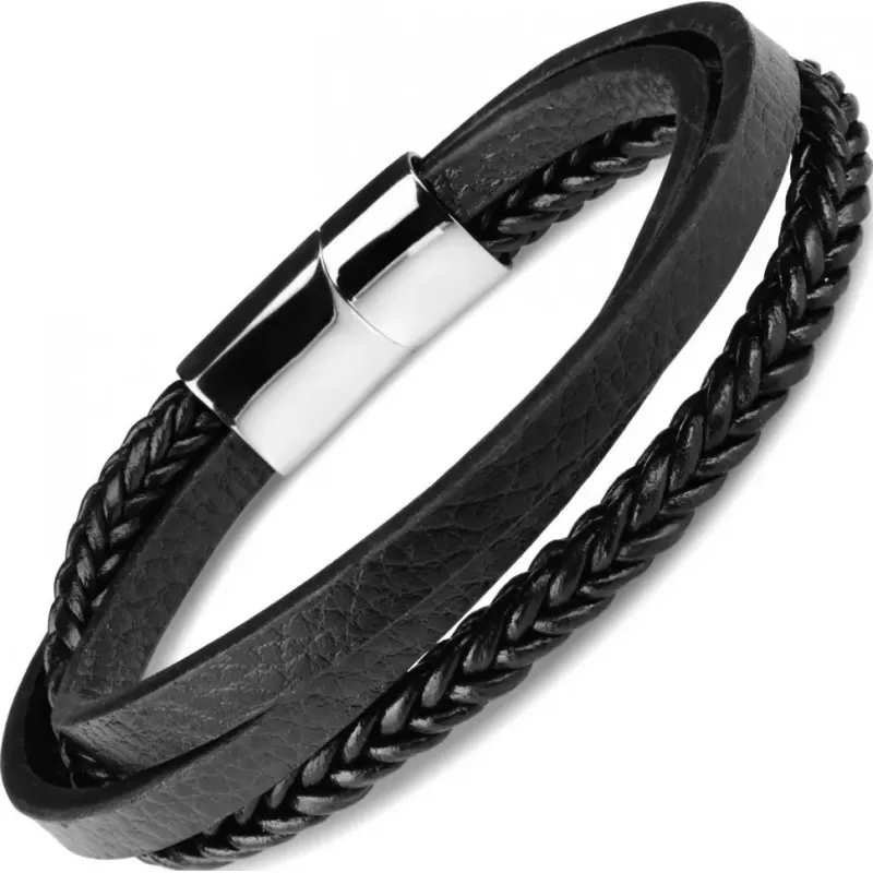 Кожаный браслет мужской Everiot BC-MJ-1579