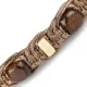 Плетеный браслет Шамбала из деревянных бусин Everiot Select LNS-2118