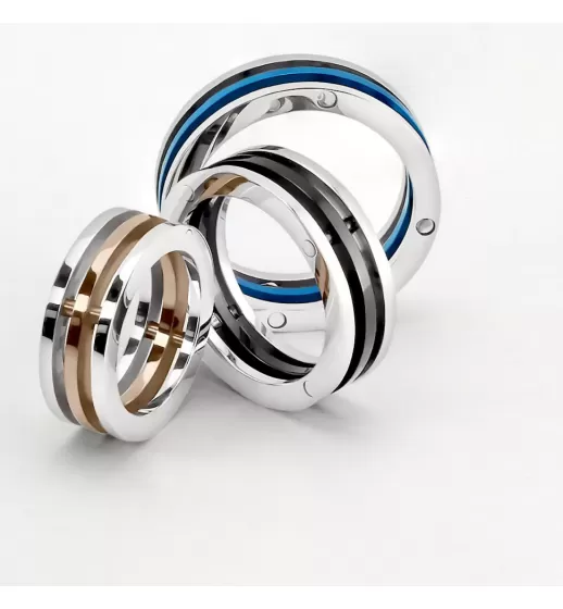 Кольцо из стали TATIC R-H0912 тройное