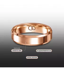 Кольцо из титана в классическом стиле INFY RTI-4999