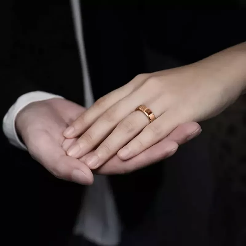 Кольцо из титана в классическом стиле INFY RTI-4999