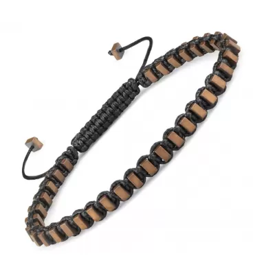 Плетеный браслет Шамбала Everiot Select LNS-2161 из гематита