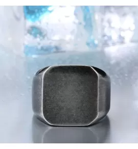 Мужской перстень-печатка из стали TATIC SR-BR-453