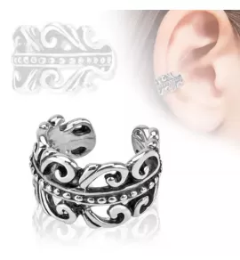 Серьга клипса на хеликс (кафф, обманка) TATIC EC14591 имитация пирсинга хряща уха