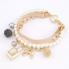 Браслет AS-A26915 с искусственными жемчужинами