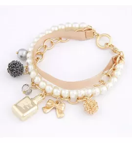 Браслет AS-A26915 с искусственными жемчужинами