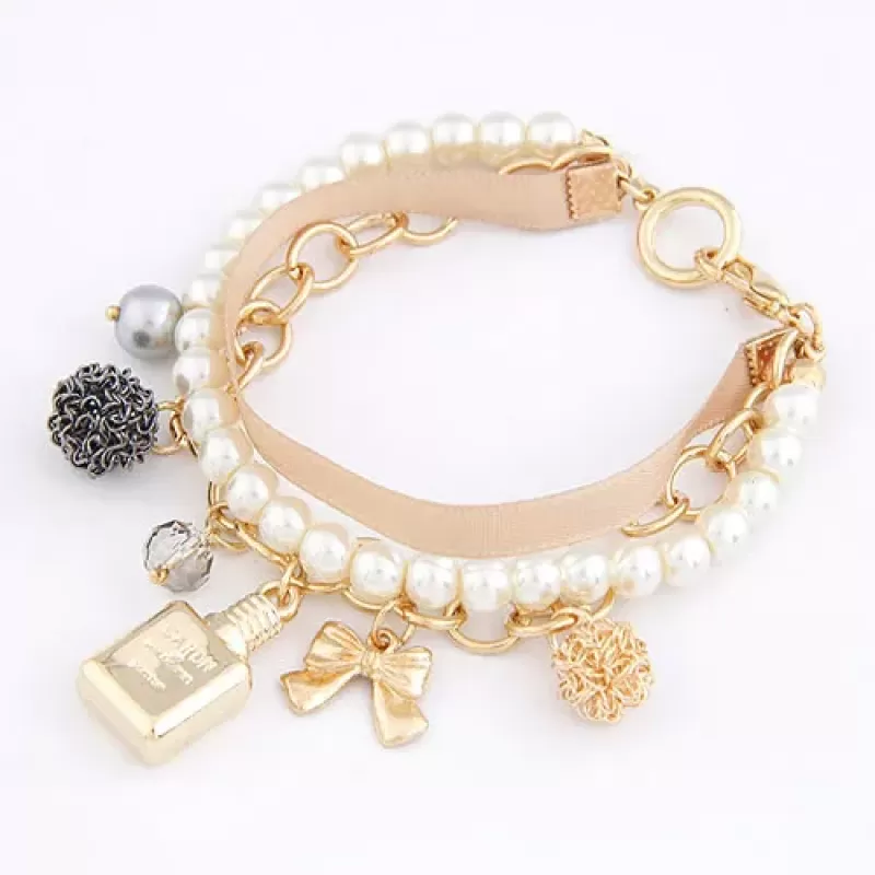 Браслет AS-A26915 с искусственными жемчужинами