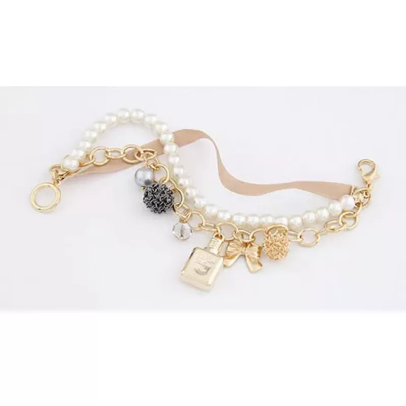 Браслет AS-A26915 с искусственными жемчужинами