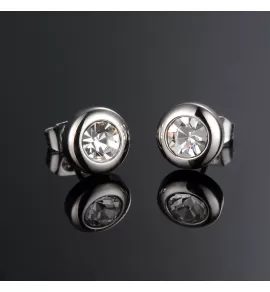 Серьги-гвоздики Everiot SE-XP-0065 с фианитами