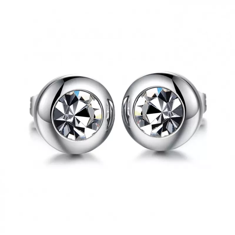 Серьги-гвоздики Everiot SE-XP-0065 с фианитами