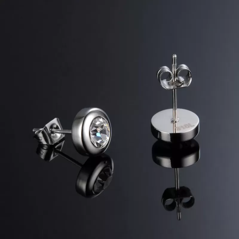 Серьги-гвоздики Everiot SE-XP-0065 с фианитами