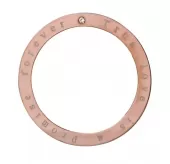 Кольцо из стали Everiot AAB-01RSM с романтичной надписью и фианитом