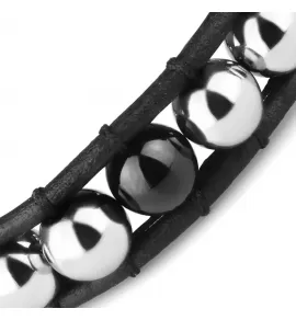 Браслет плетеный Everiot Select LNS-3104 из гематита