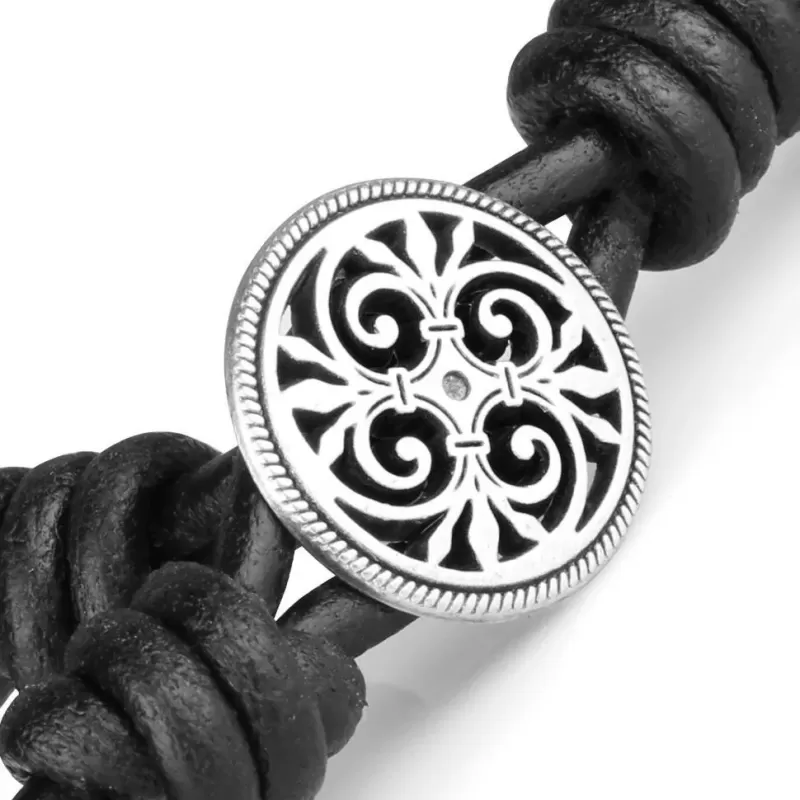 Браслет плетеный Everiot Select LNS-3104 из гематита