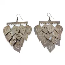 Серьги Indigo ING-RR-109 со звенящими листочками