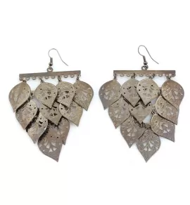 Серьги Indigo ING-RR-109 со звенящими листочками