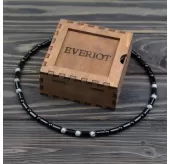 Мужской чокер Everiot Select LNS-3001 из натурального агата и яшмы
