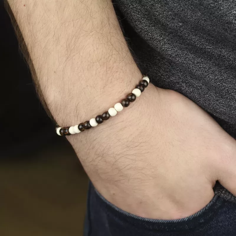 Браслет на резинке Everiot Select --LNS-0205 из дерева