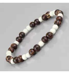 Браслет на резинке Everiot Select --LNS-0205 из дерева