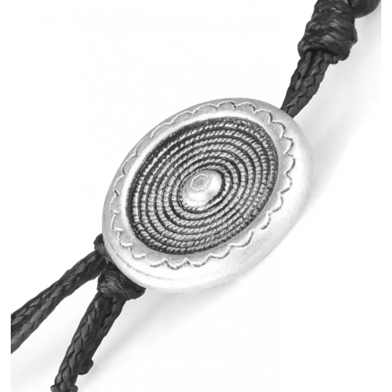 Черный браслет Everiot Select LNS-0233 из вулканической лавы