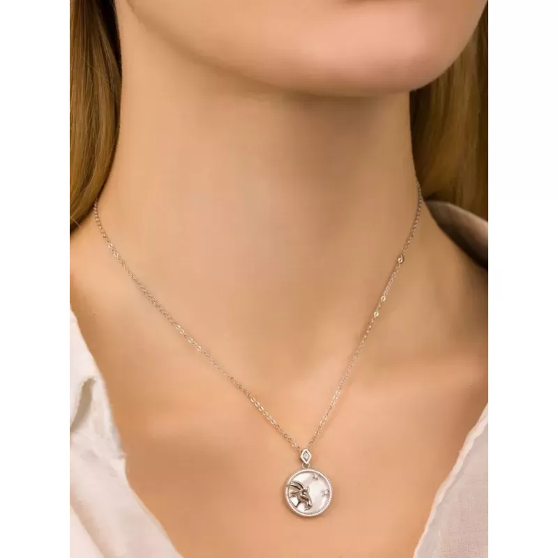 Кулон знак зодиака Козерог Zodiacer SPD-LL-CN на тонкой цепочке