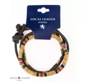 Набор мужских браслетов из кожи, дерева и кости  Local League CS-LBM20